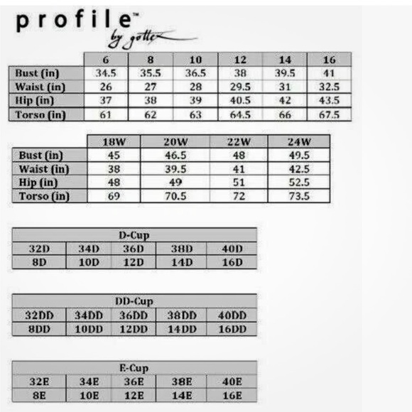 PROFILE BY GOTTEX Tidal Wave D-Cup Scoop Neck Shirred Underwire Tankini Top NWT - Picture 7 of 7